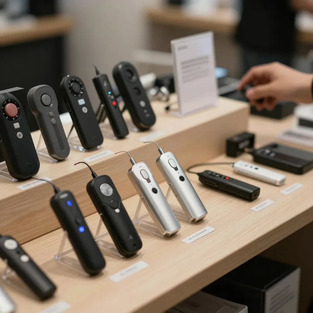 Clicker inalámbrico para presentaciones