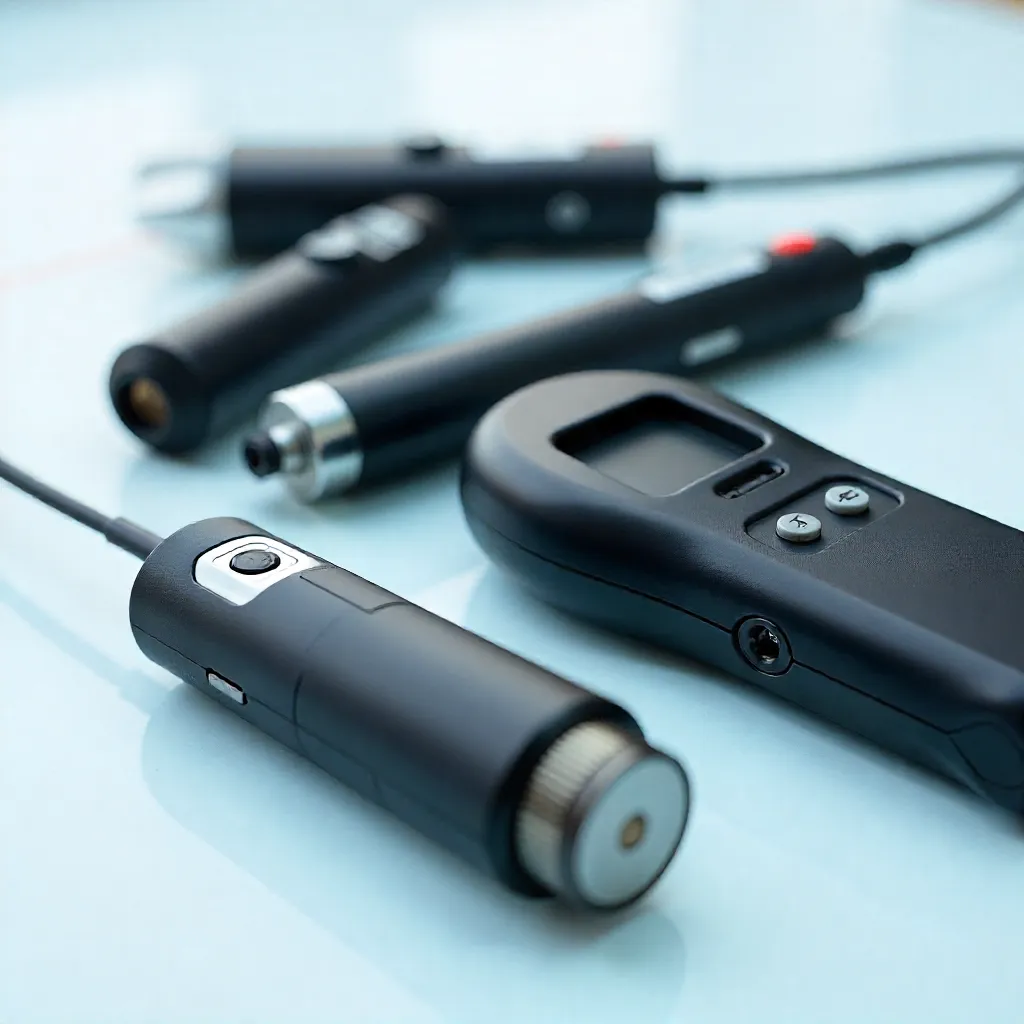 Puntero láser en uso profesional